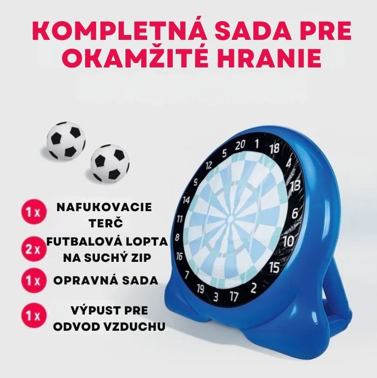 EasyMaxx Nafukovací futbalový terč 100 x 150 x 152 cm 19744 (6)